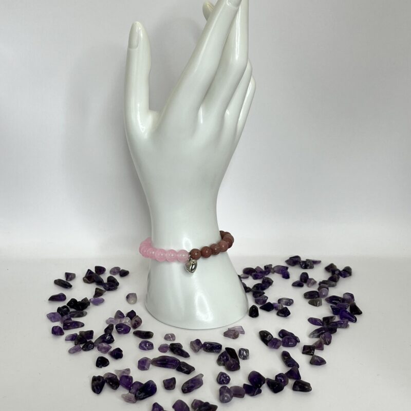 Bracelet with Heart - Pink