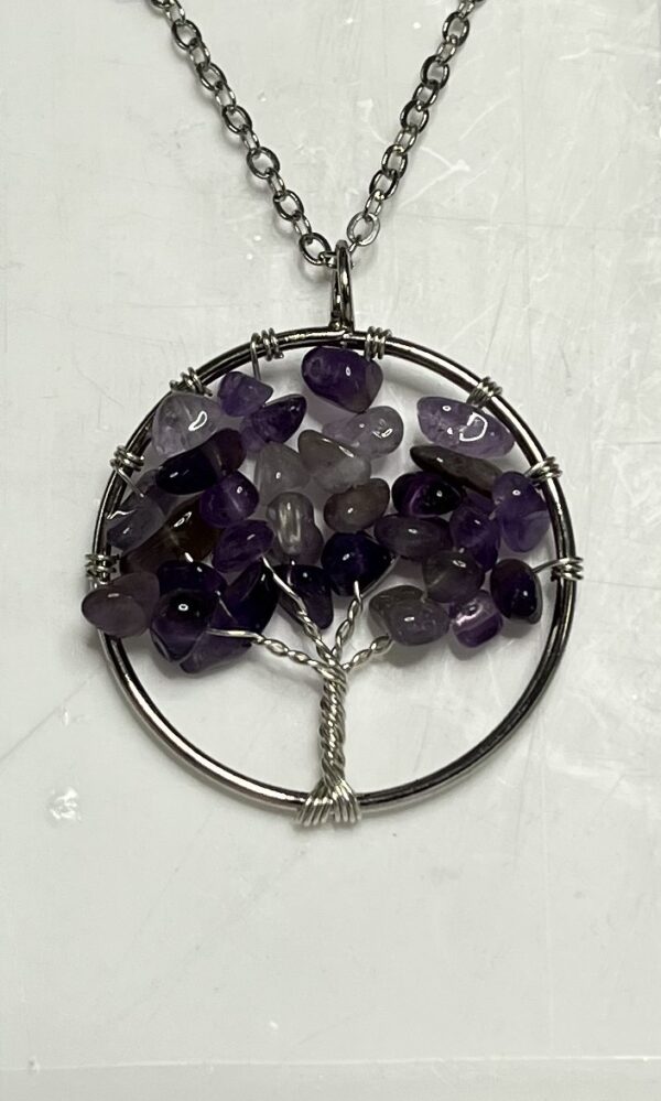 Necklace - Tree of Life - Amethyst