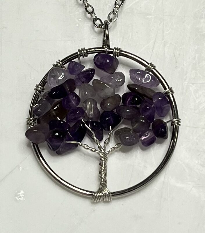 Necklace - Tree of Life - Amethyst