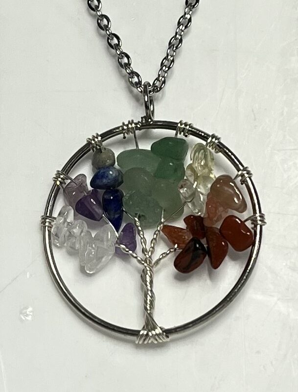 Necklace - Tree of Life - Chakra Colours
